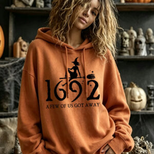 1692 Salem Witch Trials Hoodie Retro Spooky Season Clothes Best Halloween Gifts - Gypsysystersgift
