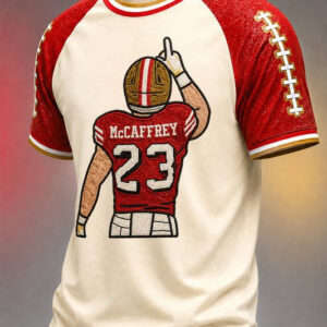 49ers Merch Football Player T-Shirt Game Day Outfit Gift Ideas For Football Fans - FZ