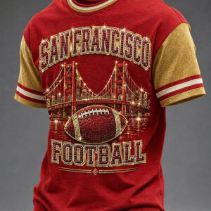 49ers Merch San Francisco Football T-Shirt Game Day Tee Gifts For Football Fans - FZ