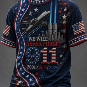 9 11 Always Remember T-Shirt Forever In Our Heart Clothing Gifts For Brother - Gypsysystersgift