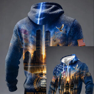 9 11 Forever In Our Heart Hoodie 25th Anniversary Memorial Clothing Gifts For Dad - Gypsysystersgift