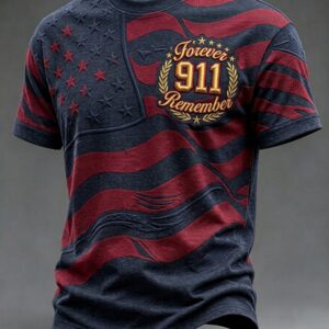 9 11 Forever In Our Heart T-Shirt September 11 Memorial Clothing Gifts For Him - Gypsysystersgift