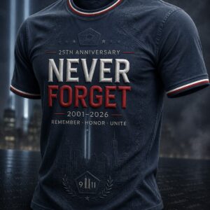 9 11 Forever In Our Heart T-Shirt Twin Towers Memorial Clothes Gift Ideas For Men - Gypsysystersgift