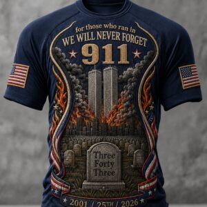 9 11 Patriot Day T-Shirt 25th Anniversary Memorial Apparel Gifts For Dad - Gypsysystersgift