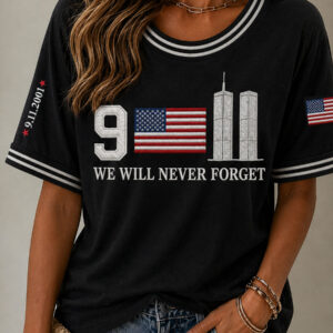 9 11 We Will Never Forget T-Shirt 9th Of November Clothes Gifts For Sister - Gypsysystersgift