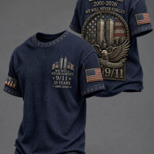 9/11 Memorial 25th Anniversary T-Shirt Never Forget Shirt Gifts For Father - FZ