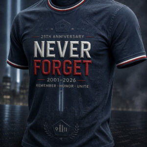 9.11 Never Forget T-Shirt 9.11 25th Anniversary Apparel Gift For Friend - FZ