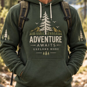 Adventure Awaits Ewplore More Hoodie Hiking Trail Clothes Men Gift - Gypsysystersgift