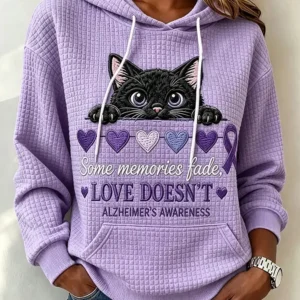 Alzheimer Awareness Some Memories Fade Hoodie Dementia Apparel Memory Gift For Friends - Gypsysystersgift