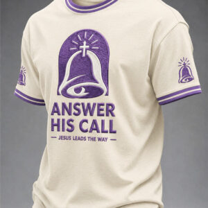 Answer His Call T-Shirt Church Bell Christian Graphic Clothing Religious Gift - Gypsysystersgift