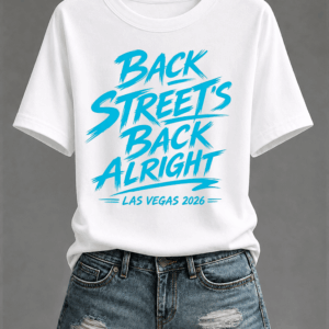 Backstreet Boys Merch Back Street's Back Alright T-Shirt BSB Apparel Gifts For Aunt - FZ