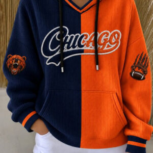Bears Football Merch Chicago Hoodie Football Game Day Hoodie Gift Idea For Bears Lover - FZ