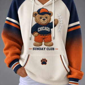 Bears Football Merch Chicago Sundays Club Hoodie Game Day Gifts For Football Lovers - FZ