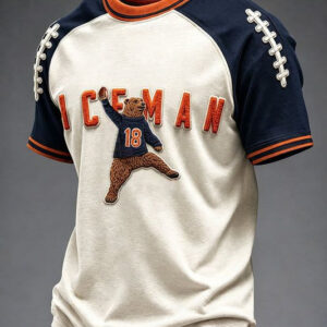 Bears Football Merch Iceman T-Shirt Bears Game Day Shirt Best Gifts For Football Fans - FZ