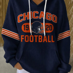 Bears Merch Chicago Football 1920 Hoodie Game Day Apparel Presents For Football Lovers - FZ