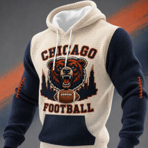 Bears Merch Chicago Football Hoodie Bears Game Day Clothing Unique Football Gifts - FZ