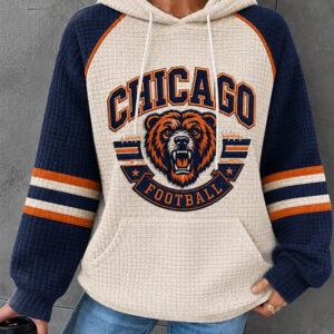 Bears Merch Chicago Football Hoodie Football Game Day Clothing Gifts For Bears Fans - FZ