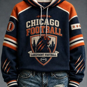 Bears Merch Chicago Football Hoodie Game Day Hoodie Great Gifts For Bears Fans - FZ