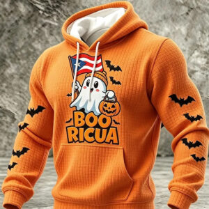 Boo Ricua Ghost Hoodie Puerto Rico Halloween Clothing Unique Gift For Friend - Gypsysystersgift