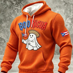 Boo Ricua Halloween Hoodie Puerto Rico Ghost Clothes Boricua Pride Gift - Gypsysystersgift