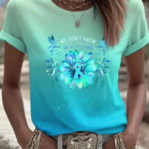 Women's Ovarian Cancer We Don_t Know T-Shirt Cancer Awareness Clothes Gift Inspiration - Gypsysystersgift