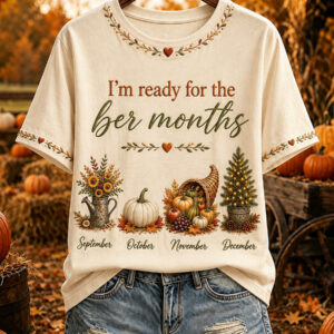 Women's Vintage I'm Ready For The Ber Months T-Shirt Women Halloween Clothes Mom Gift - Gypsysystersgift