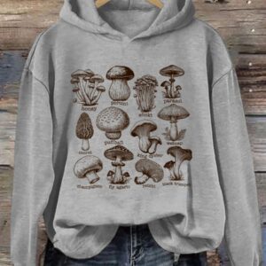 Woodland Mushroom Hoodie Funny Mushroom Clothing Gift For Girlfriend - Gypsysystersgift
