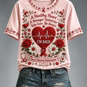 World Heart Day 2026 A Healthy Heart T-Shirt Take Care Of Your Heart Tee Gift Ideas - Gypsysystersgift
