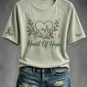 World Heart Day 2026 Heart Of Hope T-Shirt Heart Health Month Clothing Best Gift Ideas - Gypsysystersgift