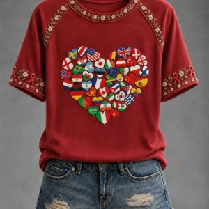 World Heart Day 2026 T-Shirt Heart Health Awareness Clothes Unique Gifts - Gypsysystersgift