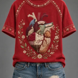 World Heart Day 2026 T-Shirt Take Care Of Your Heart Clothing Gift For Mother - Gypsysystersgift