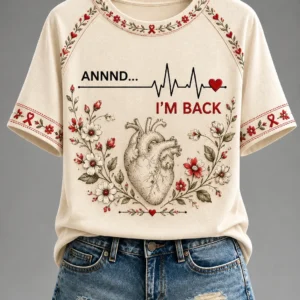World Heart Day Merch T-Shirt Take Care Of Your Heart Clothes Gift For Her - Gypsysystersgift