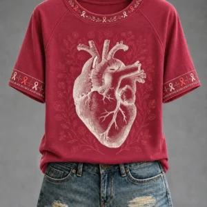 World Heart Day Merch T-Shirt Take Care Of Your Heart Clothing Gift For Girlfriend - Gypsysystersgift