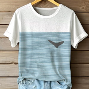 World Ocean Day Merch Ocean Whale T-Shirt Coastal Beach Summer Holiday Gifts For Mom - Gypsysystersgift