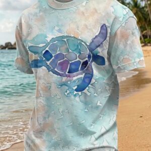 World Ocean Day Sea Turtle T-Shirt Ocean Lover Marine Conservation Tee Husband Gifts - Gypsysystersgift