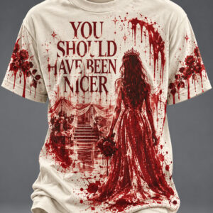 You Should Have Been Nicer Carrie T-Shirt Spooky Movie Inspired Halloween Gift For Movie Fans - Gypsysystersgift